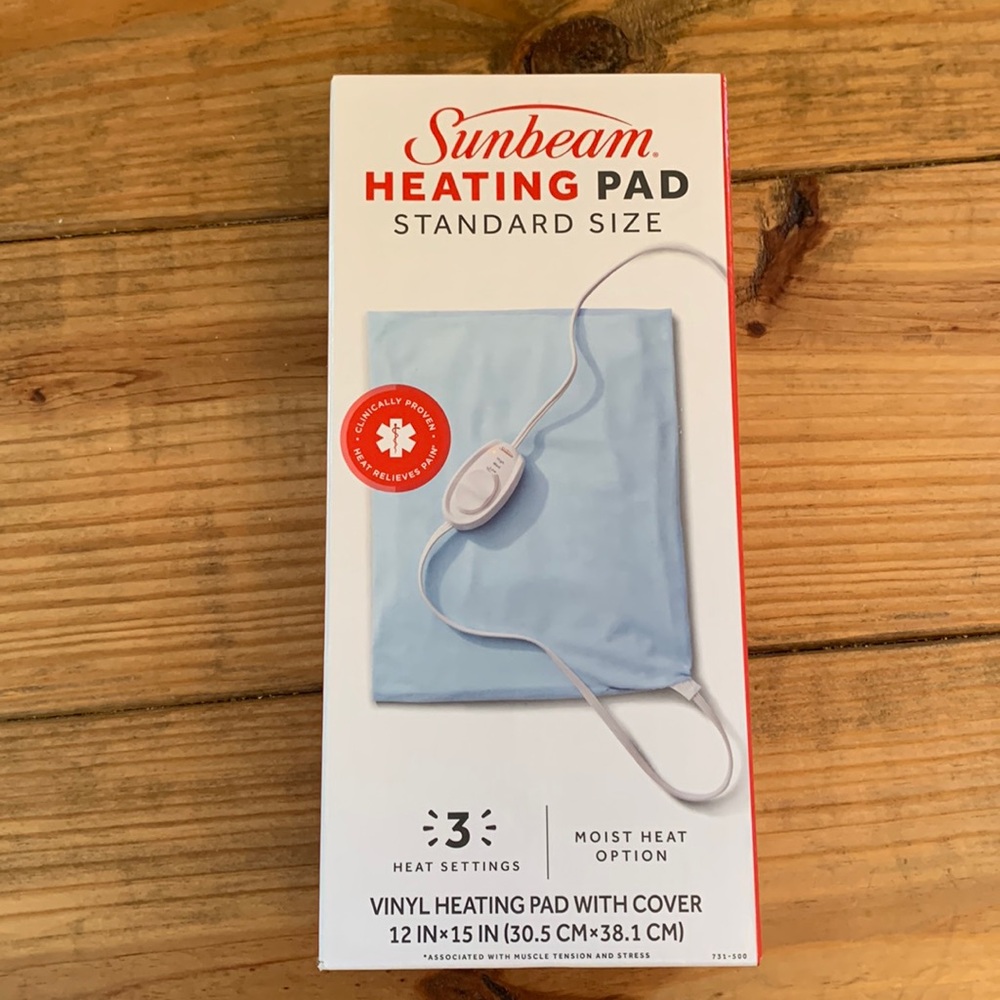Brand new Sunbeam Heating Pad Standard Size. Still in original box